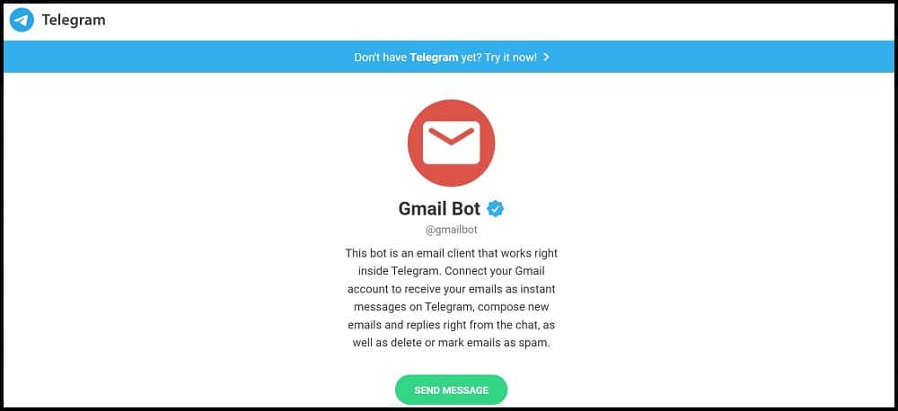 Gmail Bot - Use Gmail freely on Telegram