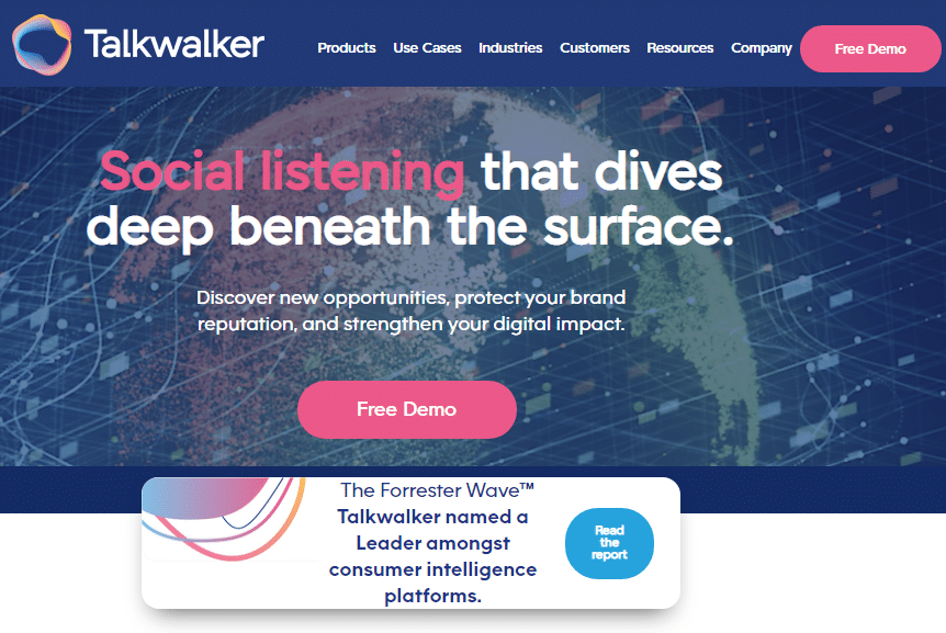 TalkWalker Homepage