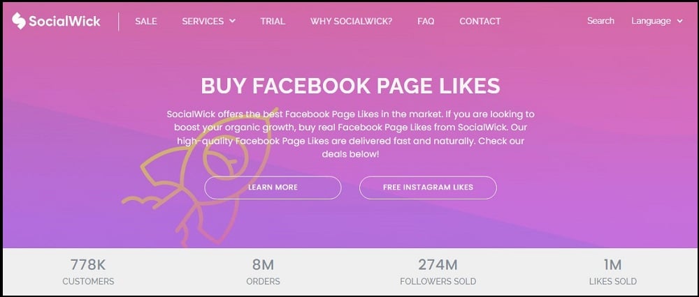 Buy Facebook Likes for SocialWick