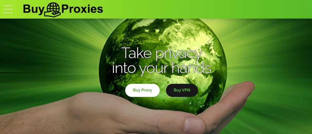 BuyProxies Homepage