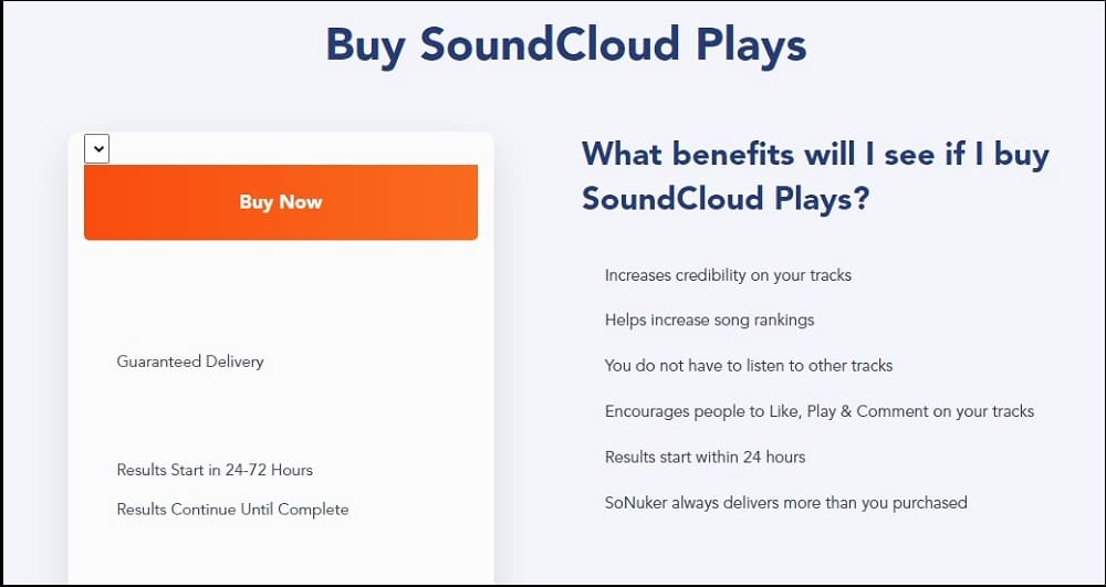 SoundCloud Promotion Services for SoNuker