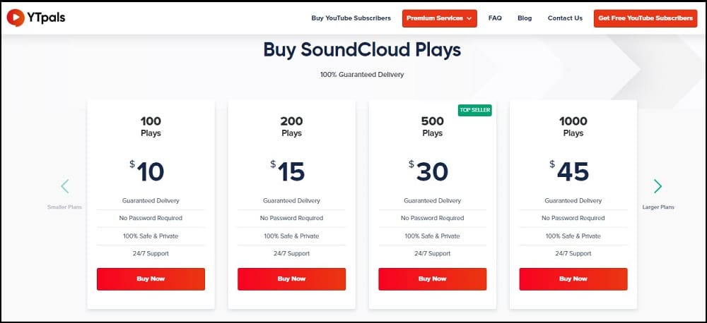 SoundCloud Promotion Services for YTpals