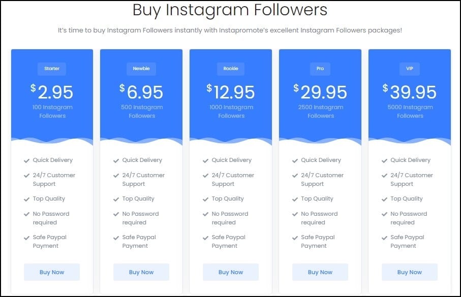 Buy Instagram Followers for Instapromote