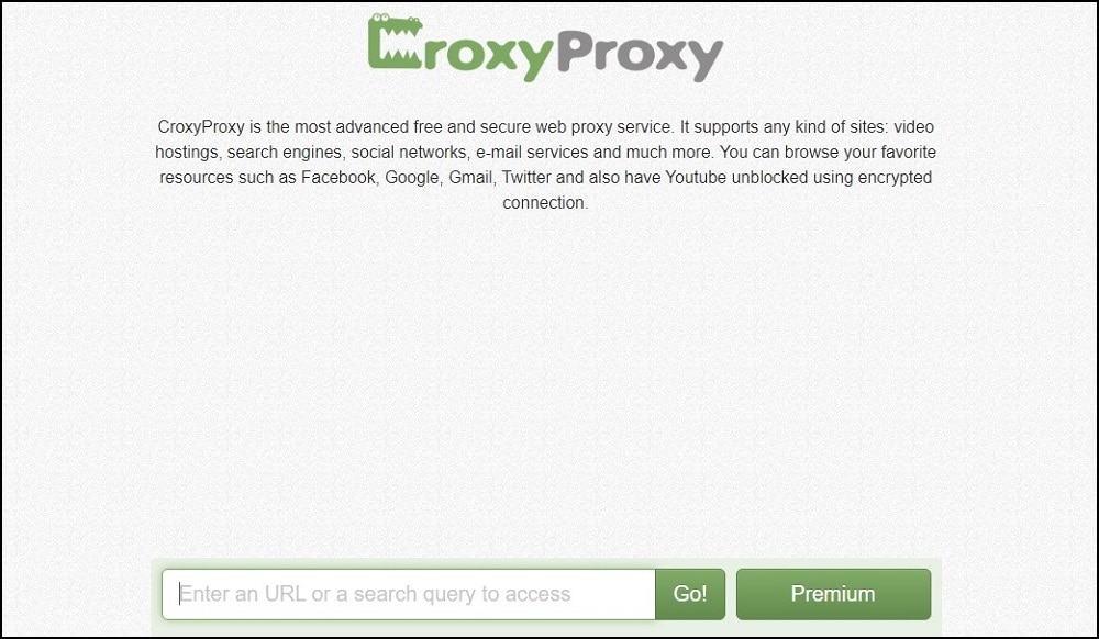 CroxyProxy for Free web proxy
