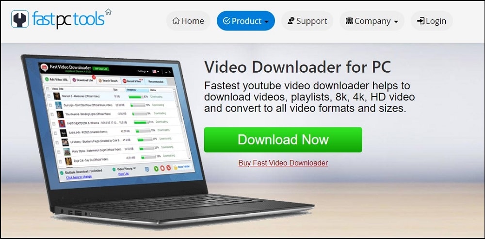 Fast Video Downloader overview