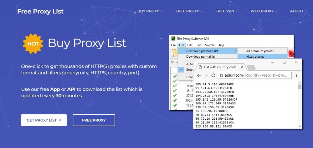 Free Proxy List for Free Proxy Server