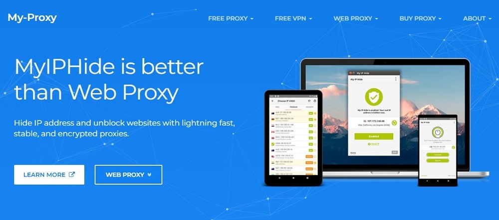My-proxy for Free web proxy