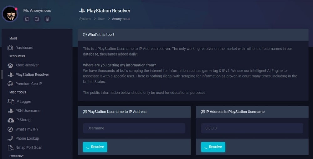 PSN Resolver overview