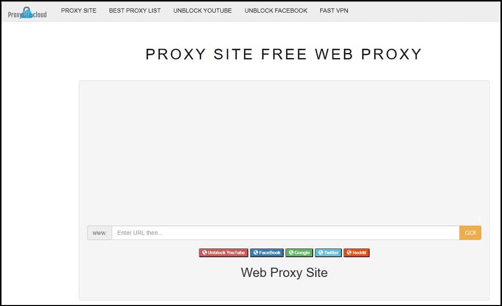 Proxysite cloud for Free web proxy