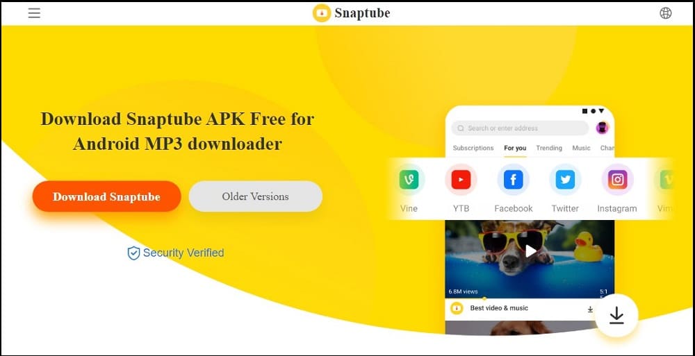 Snaptube overview