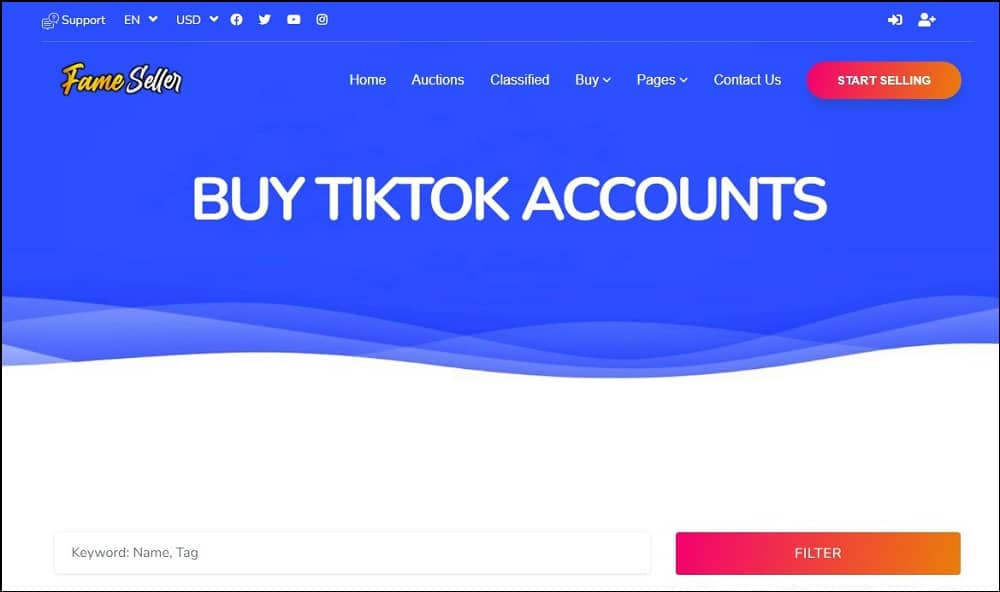 Fameseller for Buy Tik Tok Account