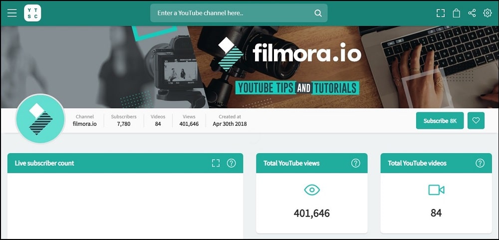 YouTube Live Subscriber Tracker is Subscribercounter