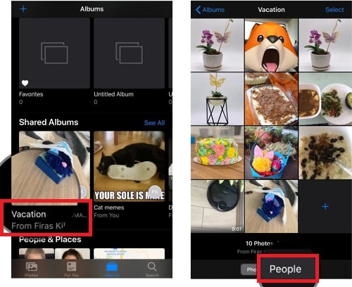 Add People to Your Shared Album