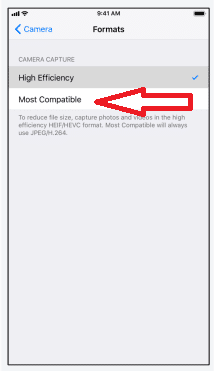 How to Stop Your iPhone from Taking HEIC Photos 3