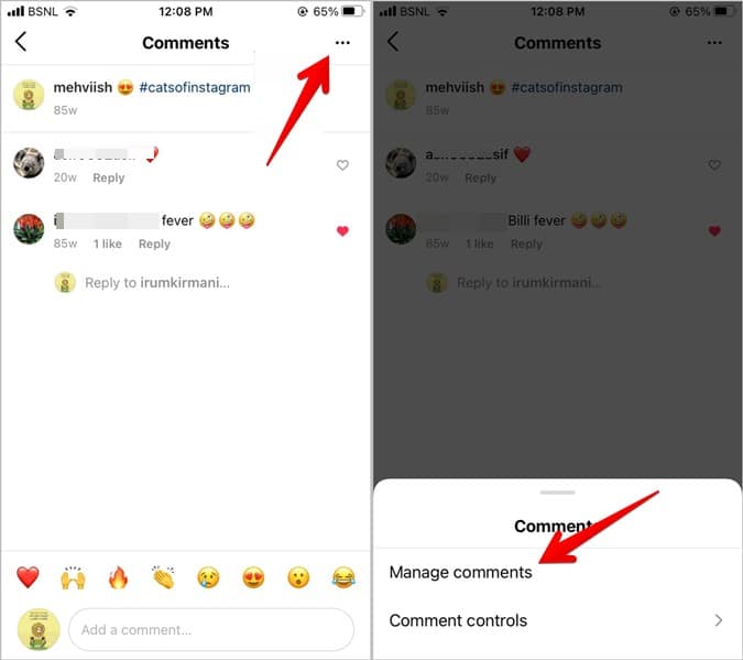 Instagram-Manage-Comments