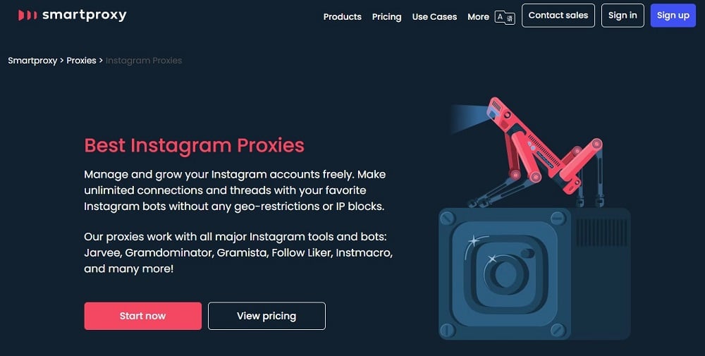 Smartproxy for instagram proxies overview