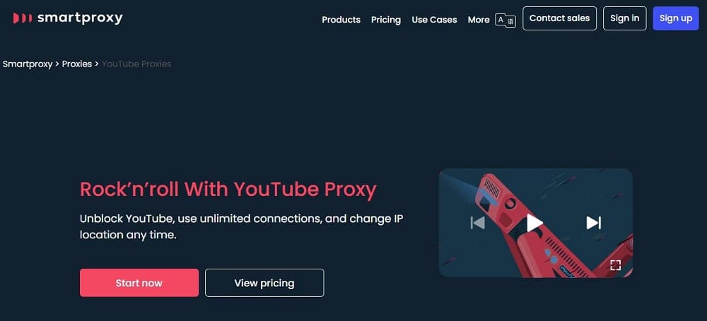 Smartproxy for youtube proxies
