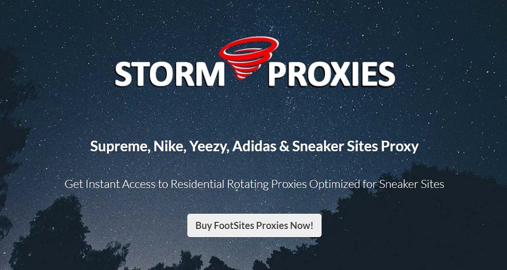 Storm Proxies for Best Rotating Proxies for Sneaker 