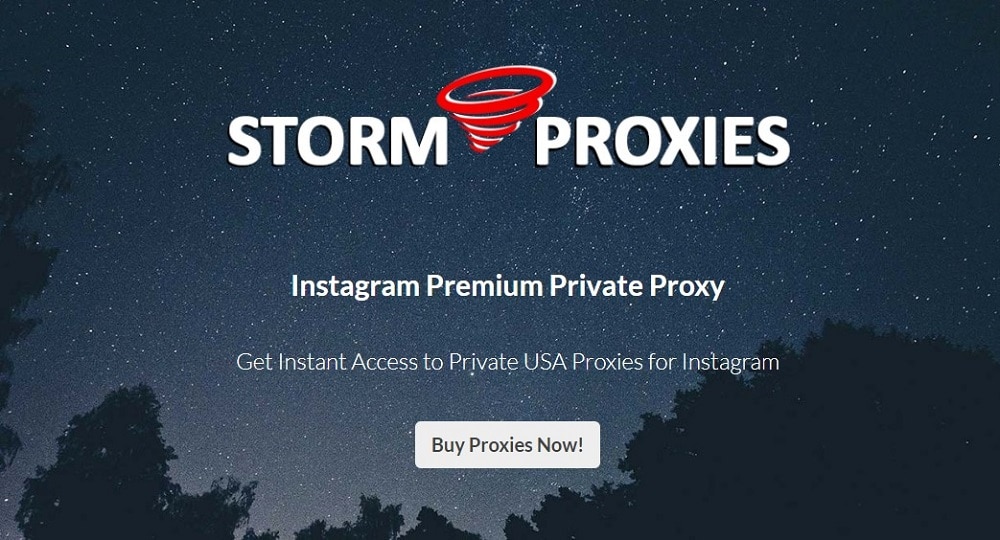 Storm Proxies for Instagram proxies