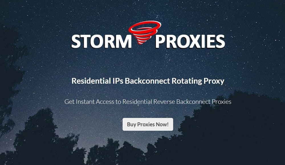 Storm Proxies for Residential Proxies