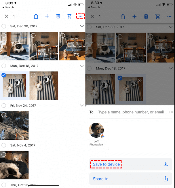 Transfer Photos from Google Photos to iPhone Gallery