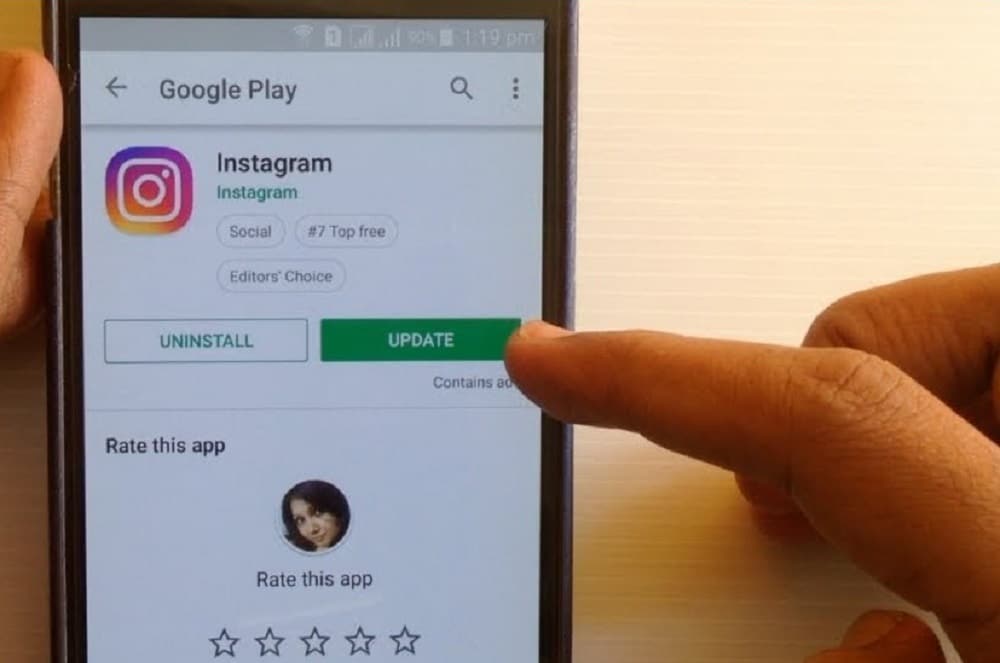 Update Your Instagram App For Android