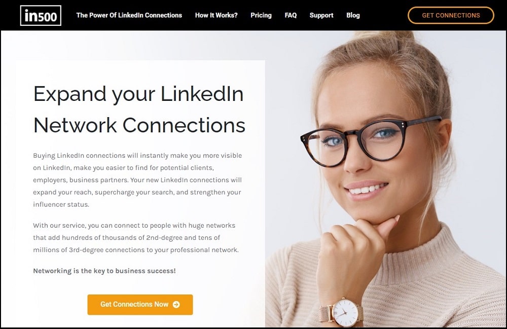 Linked500 for linkedin network connection