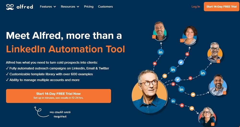 Meet Alfred for Linkedin Automation Tool