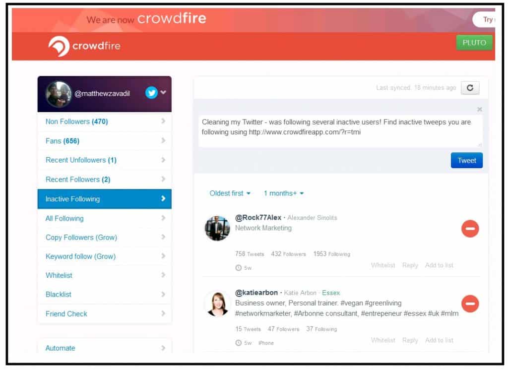 Crowdfire overview