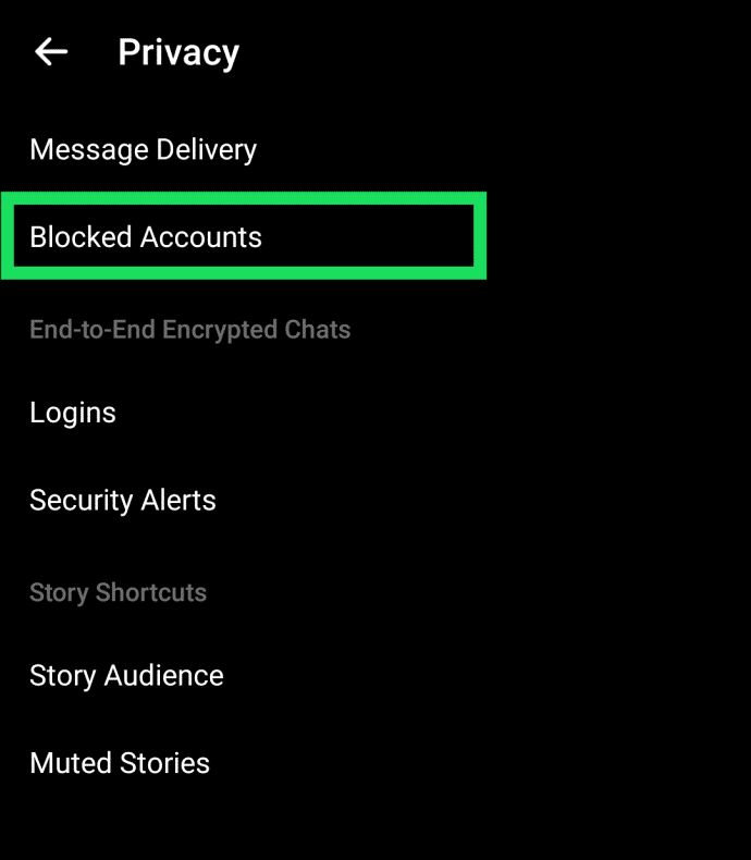 Blocked Accounts 2