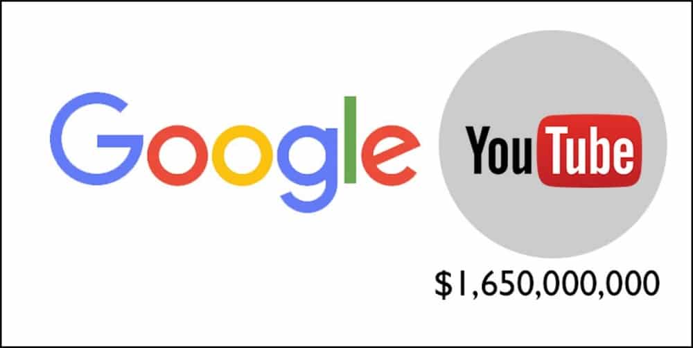 Google bought YouTube for $1.65 billion
