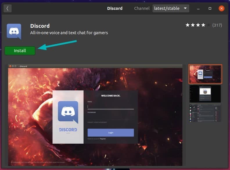Re-install Discord