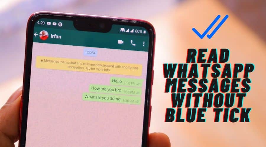 Read WhatsApp Messages without Blue Tick