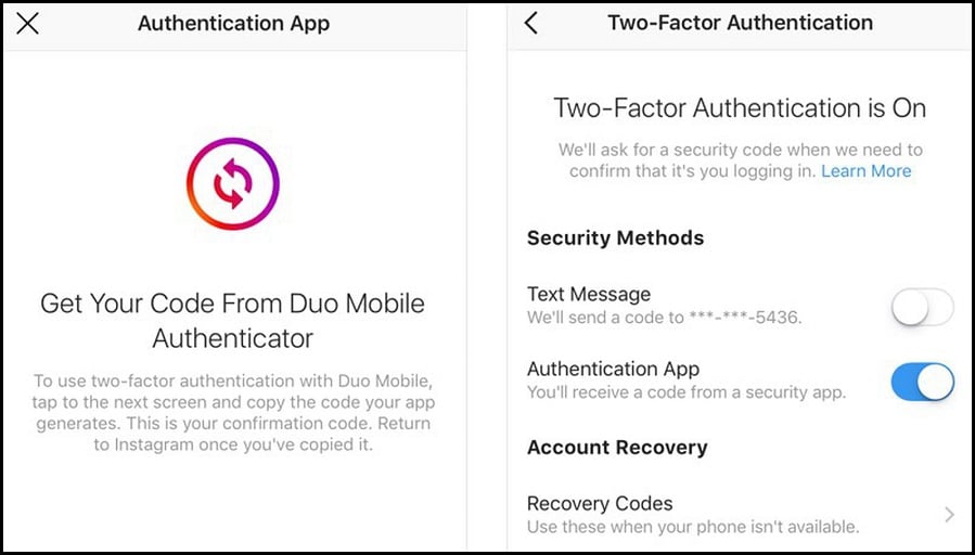 Enable Two Factor Authentication
